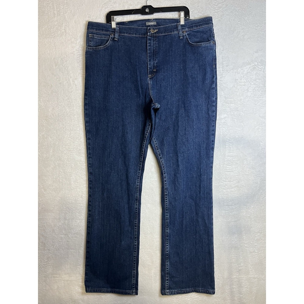 Cabela's Women's Jeans Size 20 Long Blue Denim Straight Leg NWOT